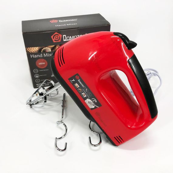 Кухонний ручний міксер хороший DOMOTEC, Міксер двованчиковий побутовий блендер ручний BZ-98 | Зображення 8