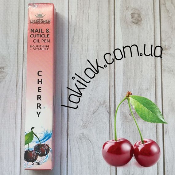 Олія-олівець для кутикули Designer Вишня 5мл
