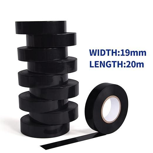 Чорна ізоляційна стрічка, багатокомпонентна ізоляційна стрічка, ізоляційна стрічка 20 м | Зображення 3