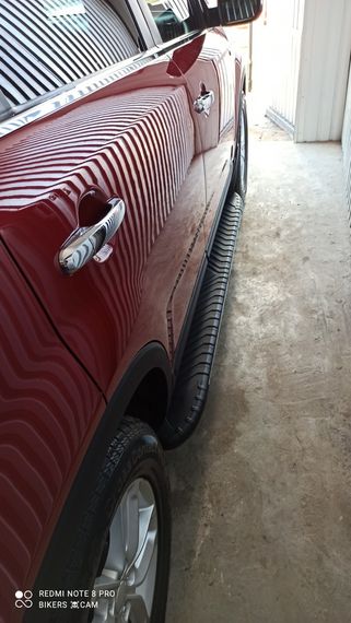 Бокові пороги Bosphorus Grey (2 шт., алюміній) 2010-2013 для Kia Sorento XM рр | Зображення 5