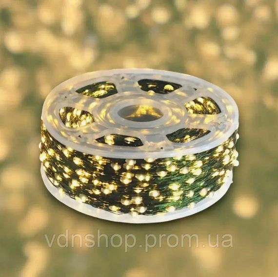 Гірлянда Роса LED на зеленому дроті USB 20*200 AND 5336