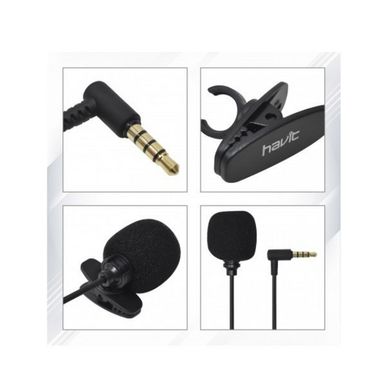 Мікрофон Havit HV-MC361 чорний | Зображення 1