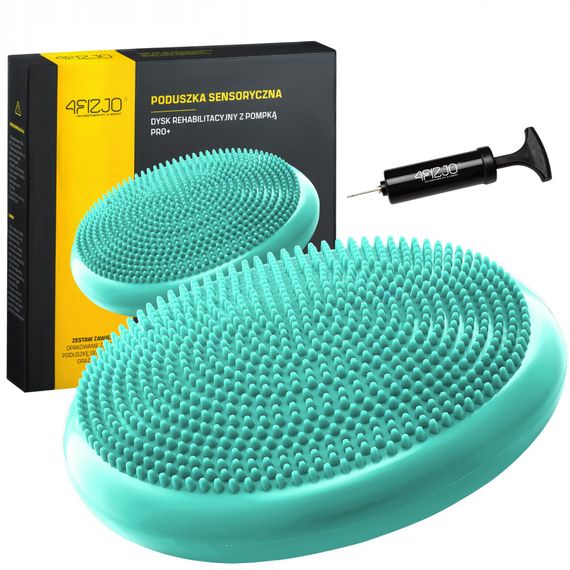 Балансувальна подушка-диск 4FIZJO PRO+ 33 см (сенсомоторна) масажна Mint 4FJ0313 (P-5907739314468) | Зображення 7