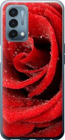 Чехол на OnePlus Nord N200 Красная роза "529u-2384-17620"