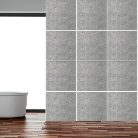 Декоративна ПВХ плита бетон  600*600*3mm (S) SW-00001631 | Зображення 1