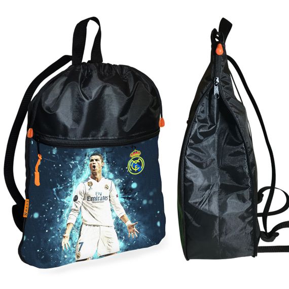 Шкільний рюкзак дитячий Кріштіану Роналду + Сумка для взуття спортивної форми рюкзак-мішок хлопчикові (01876) | Зображення 1