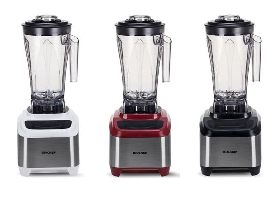 Блендер профессиональный BioChef Atlas Power Blender(Stainless Steel) - самый бесшумный супер блендер, красный | Зображення 3