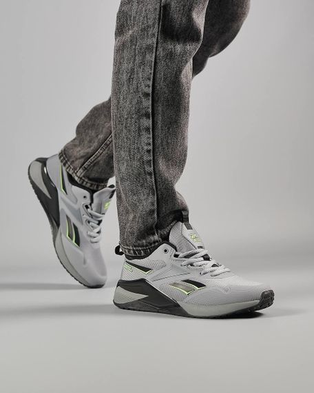 Зимові чоловічі кросівки R2eeb2ok Nano X2 Fleece Light Grey Black , фліс , В'єтнам 46 29.5 см | Зображення 3