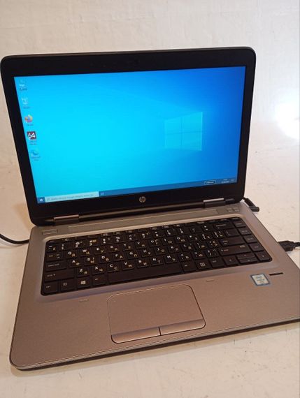 Ноутбук Б-клас HP ProBook 640 G2 / 14" (1366x768) TN / Intel Core i5-6300U (2 (4) ядра по 2.4 - 3.0 GHz) / 8 GB DDR4 / 500 GB HDD / Intel HD Graphics 520 / WebCam / АКБ не тримає б/в | Зображення 1