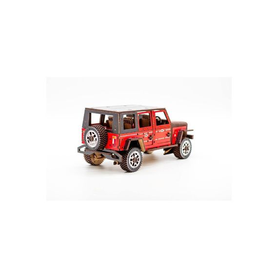Дерев'яний 3D конструктор "Джип Wrangler" Арт-25162, 162 деталі | Зображення 3