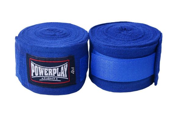 Бинти для боксу PowerPlay 3046 Сині NYLON (4,5 м) | Зображення 4