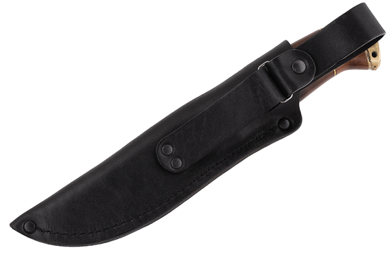 Шкіряний чохол (піхви) для ножа (215х50мм, чорний, шкіра) MAS | Зображення 1