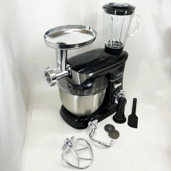 Багатофункціональний кухонний комбайн Rainberg RB-8080 Тістоміс, М'ясорубка, Блендер, HF-994 Потужний блендер | Зображення 1