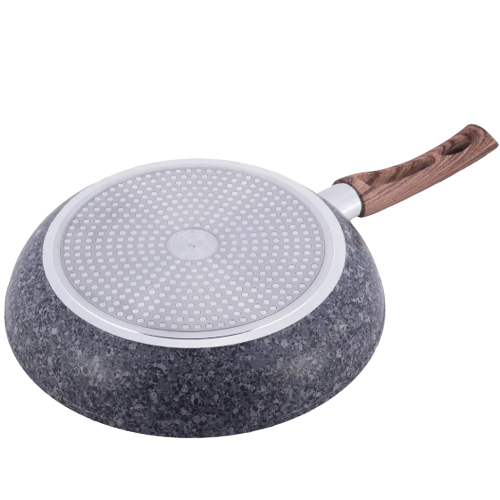 Сковорідка d28см алюміній а/п Grey marble 4163 KAMILLE | Зображення 3
