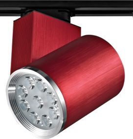 Светильник трековый поворотный LED 205/9x3W NW RED