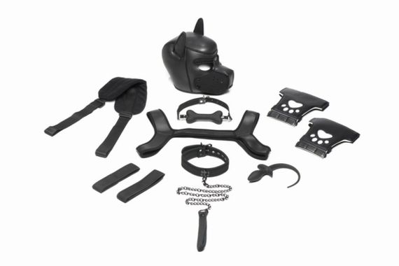 Набір BDSM цуценя Master Series Luxury Pup Arsenal Set - Black