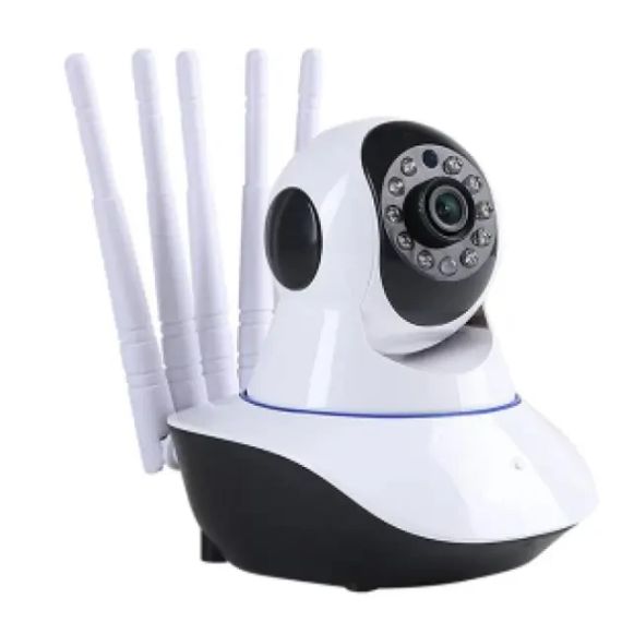 Беспроводная поворотная камера WIFI IP360 Elite Lux EL-Q5 на 5 антенн с датчиком движения и ночным видением | Зображення 1