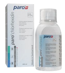 Ополіскувач для порожнини рота paro® CHLORHEXIDIN з хлоргексидіном, 200 мл