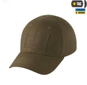 Бейсболка M-Tac Elite Flex Тактична ріп-стоп Темна олива