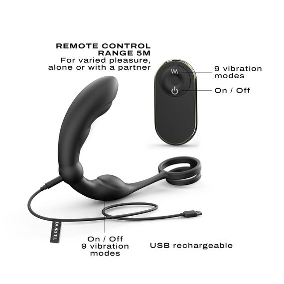 Масажер простати Dorcel P-Ring з ерекційним кільцем та пультом ДК sexstyle | Зображення 2