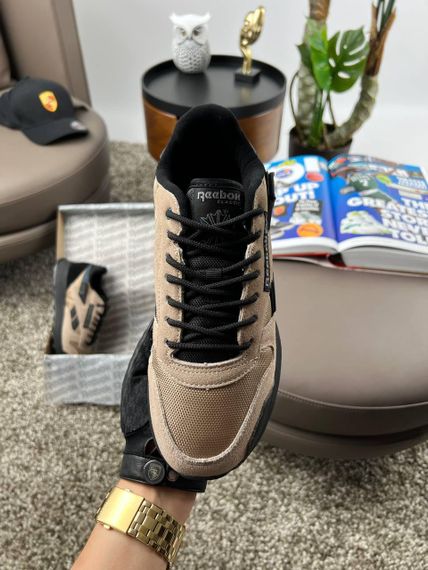 Мужские кроссовки Re-ebok Classic Leather New Black Wood 44 28 | Зображення 3