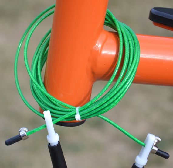 Скакалка швидкісна PowerPlay 4202 Ultra Speed Rope Зелена (2,9m.) | Зображення 6