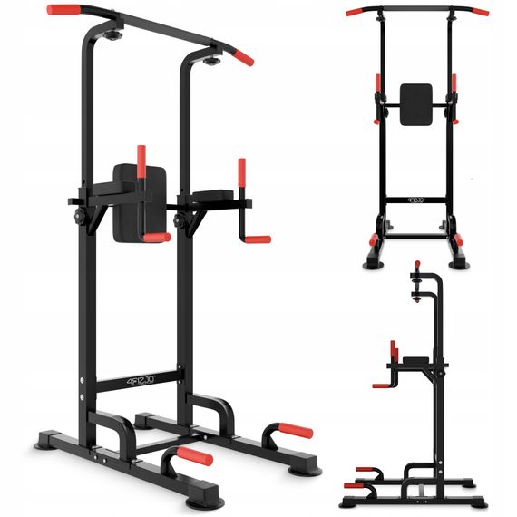 Багатофункціональна стійка для підтягувань 4FIZJO Pro регульована Black (P-5905973402620) | Зображення 3