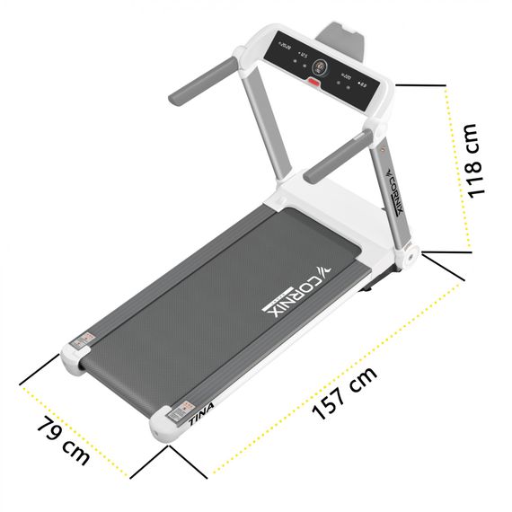 Бігова доріжка Cornix Tina White/Grey | Зображення 4