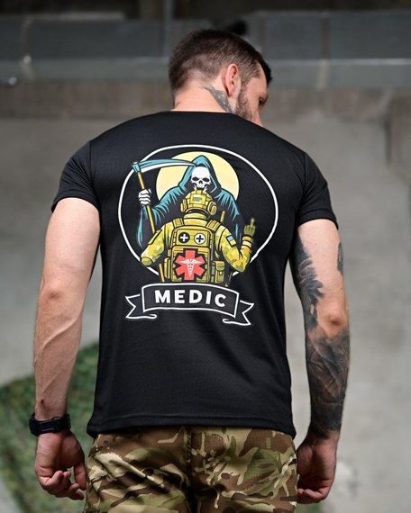 Тактична moisture-wicking футболка Medic black РП7346 | Зображення 3