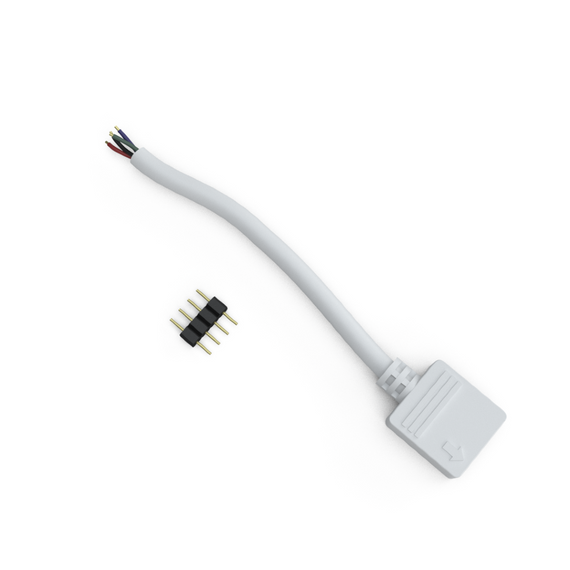 Конектор SMD5050 RGB (провід 4 pin, без затиску)