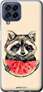 Чохол на Samsung Galaxy M53 M536B Єнотик з кавуном "4605u-2608-2448"