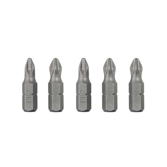 Комплект викруткових насадок PH2 1/4"*25 мм, ACR, S2, пак. 5шт., STORM INTERTOOL VT-02071 | Зображення 2