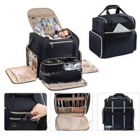 Сумка-органайзер для косметики Чорна