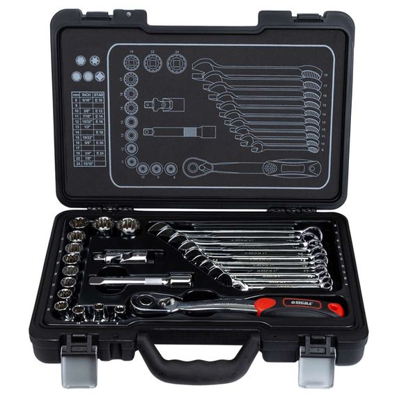 Набор торцевых насадок Ultra 1/2" + аксессуары 26 шт CrV Taiwan (700026z) | Зображення 3