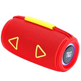 Колонка портативна Bluetooth T&G TG657 red червона