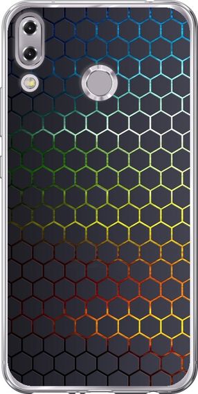 Чехол на Asus Zenfone 5 ZE620KL Переливающиеся соты "498u-1554-17620"