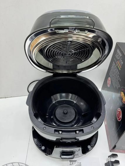 Смарт-аэрофритюрница с функцией вращения на 18 программ Zepline ZP-140 10литров 4000Вт | Зображення 6