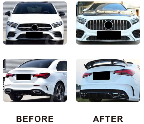 Комплект обвісів AMG A45 (type-B) для Mercedes A-сlass W177 2018- рр