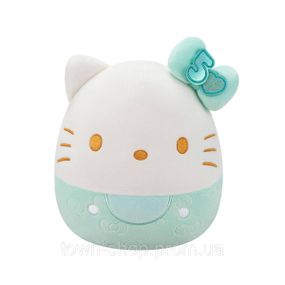 Мягкая игрушка Squishmallows – Хеллоу Китти в изумрудном (20 cm)