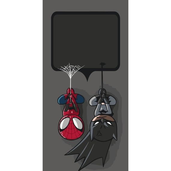 Открытка по номерам "Супергерои" 16115-AC 40х80 см