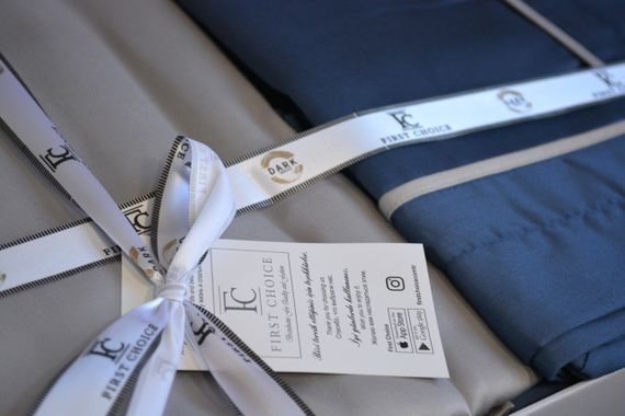 Постельное белье First Choice Deluxe Satin DARK 200 х 220 см Serenity Denim-Grey | Зображення 5