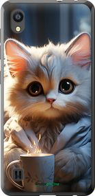Чохол на ZTE Blade A5 2019 Білий кіт "5646u-2109-2448"