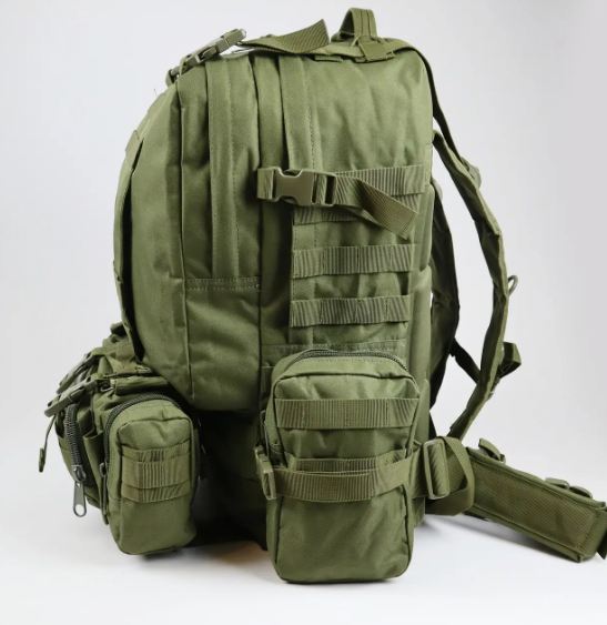 Військовий рюкзак Модульний на 50 л олива Тактичний похідний рюкзак 4в1 для військовослужбовців   знижка | Зображення 3