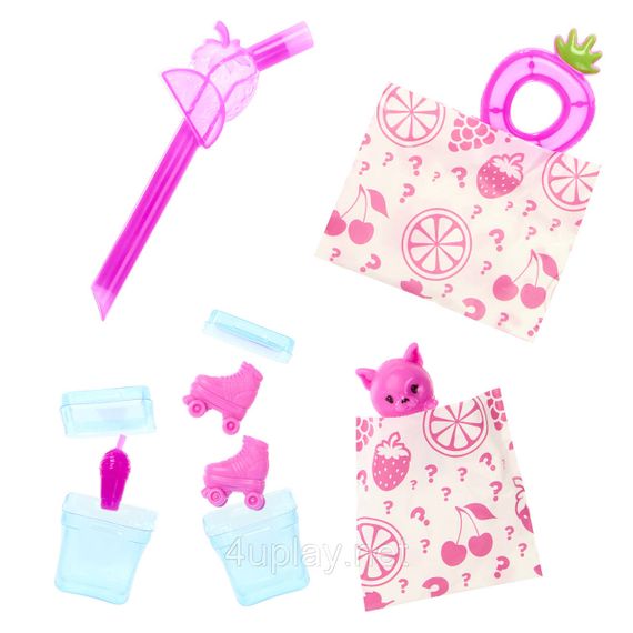 Набір Barbie Pop Reveal Fruit Series Strawberry Lemonade Лялька Барбі Соковиті фрукти Полуничний лимонад, змінює колір | Зображення 5