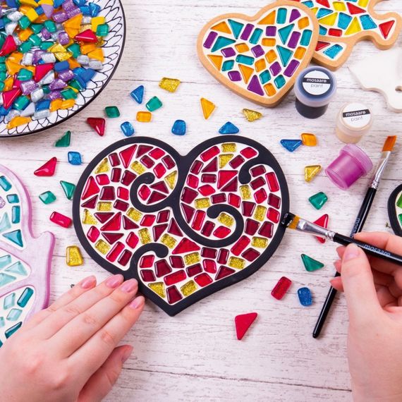 Дитячий набір для творчості кришталева мозаїка "Сердце" MA2005 | Зображення 2