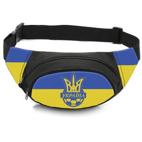 Сумка-бананка детская с принтом Футбол поясная сумка для мальчика (4657)