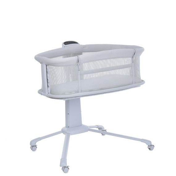 Детская кроватка-люлька 3 в 1 Mastela 3328 приставная, музыка, таймер, москитная сетка, белый | Зображення 6