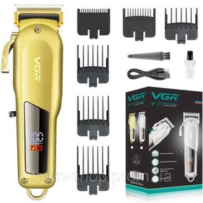Машинка для стрижки VGR Professional Hair Clipper V-278 GOLD, машинка для стрижки волос домашняя