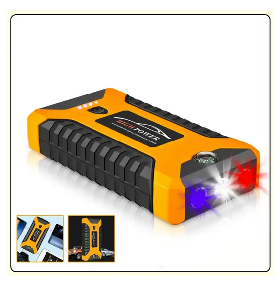 Пускозарядний пристрій для авто жовтий JUMPSTARTER JX27 99800 mAh ∙ Автомобільний пуско-зарядний пристрій JX27 Power Bank | Зображення 1
