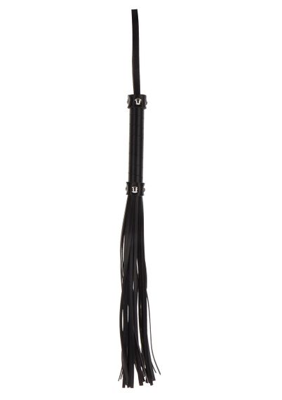 Плеть-флогер Taboom Large Whip чорна, 45 см | Зображення 2